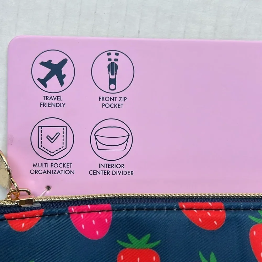 Danny Lee XL Double Zip Cosmetic Case and Pill Case set
